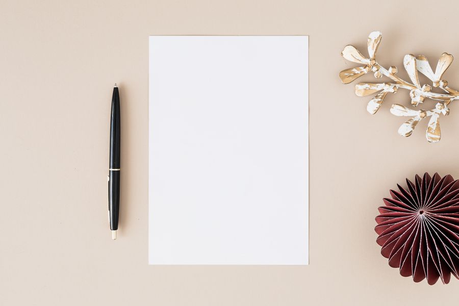 Professional corporate letterheads printed on quality paper stock